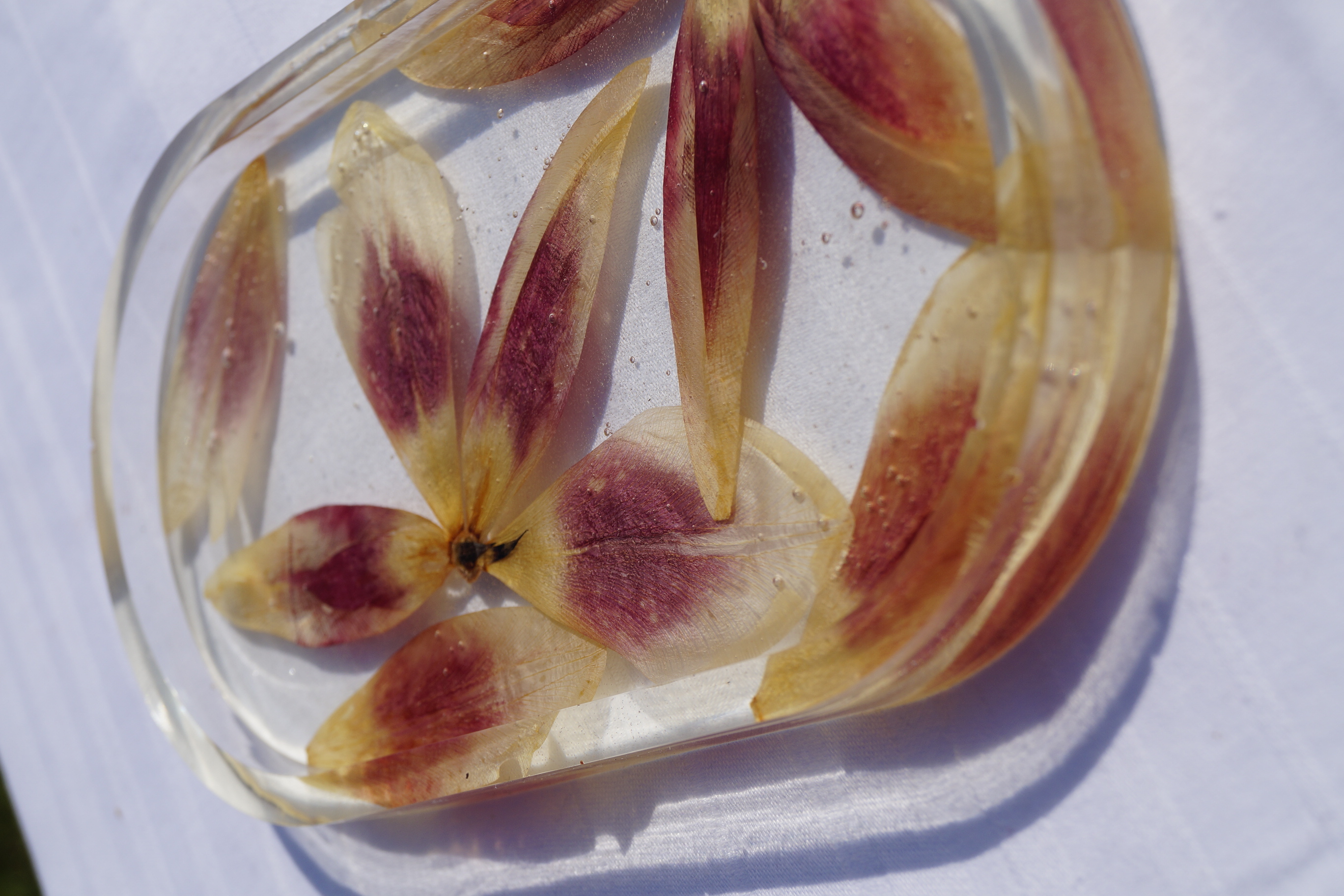 Resin Untersetzer-Tablett mit Tulpen für alles möglich